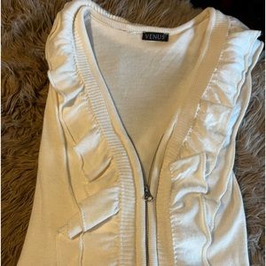 Venus zippered sweater cardigan